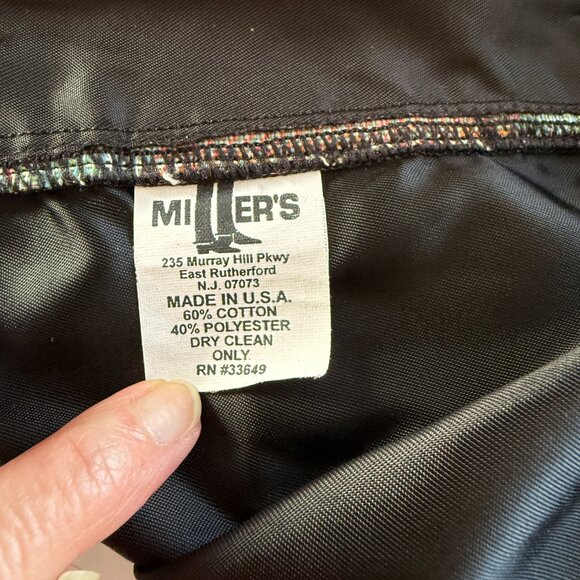 Millers Sportific Collection black sleeveless v-neck button down vest size M - Picture 10 of 10